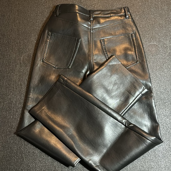 Wilfred Melina Leather Pants - Black - Size 0, Regular Length - Picture 3 of 3